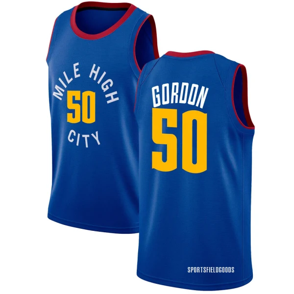 Men's Aaron Gordon Denver Nuggets Blue Swingman Jersey - Statement Edition