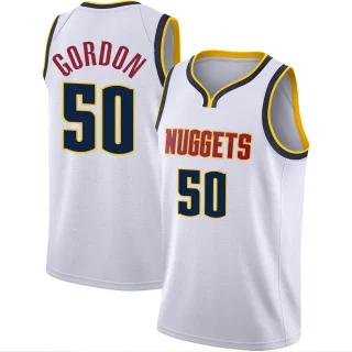 Men's Aaron Gordon Denver Nuggets White Swingman 2020/21 Jersey - Association Edition