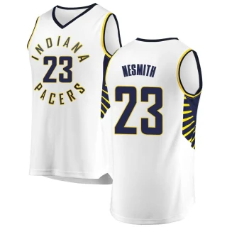 Men's Aaron Nesmith Indiana Pacers White Fast Break Jersey - Association Edition