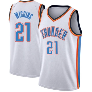Men's Aaron Wiggins Oklahoma City Thunder White Swingman Jersey - Association Edition