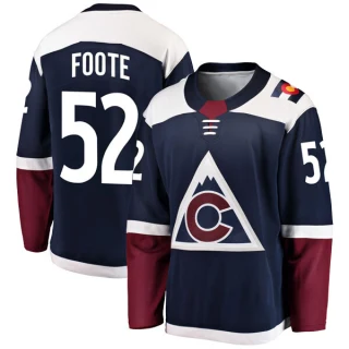 Men's Adam Foote Colorado Avalanche Navy Breakaway Alternate Jersey