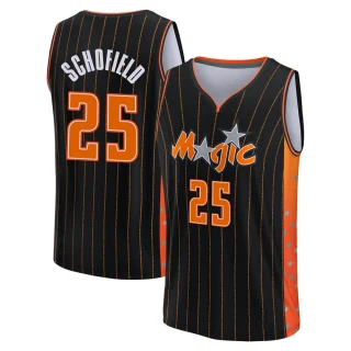 Men's Admiral Schofield Orlando Magic Anthracite Fast Break 2021/22 Replica City Edition Jersey