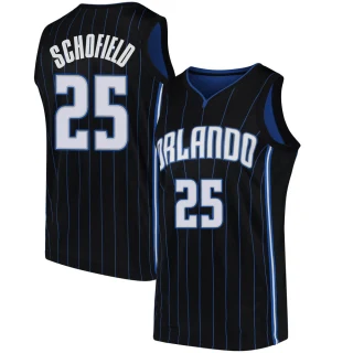 Men's Admiral Schofield Orlando Magic Black Swingman Jersey - Statement Edition