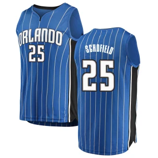 Men's Admiral Schofield Orlando Magic Blue Fast Break Jersey - Icon Edition