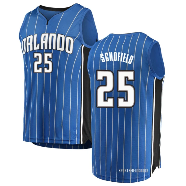 Men's Admiral Schofield Orlando Magic Blue Fast Break Jersey - Icon Edition