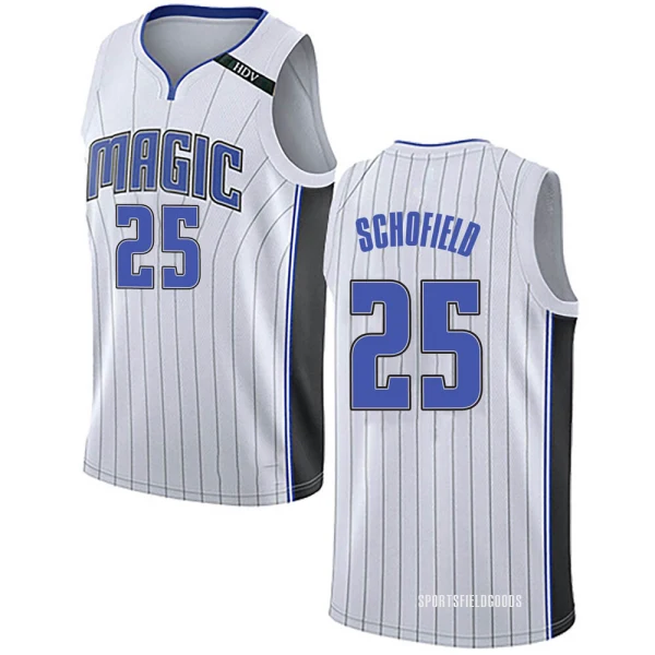 Men's Admiral Schofield Orlando Magic White Swingman Jersey - Association Edition