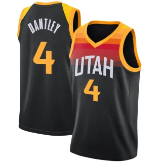 Men's Adrian Dantley Utah Jazz Black Swingman Jaz 2021/22 Diamond Icon Edition Jersey