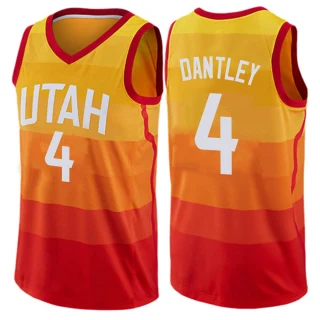 Men's Adrian Dantley Utah Jazz Orange Swingman Jersey - City Edition