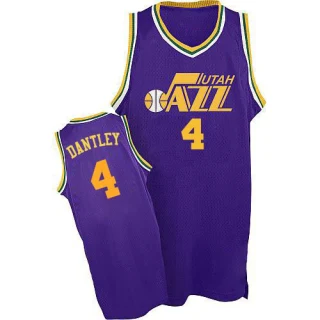 Men's Adrian Dantley Utah Jazz Purple Swingman Throwback Jersey