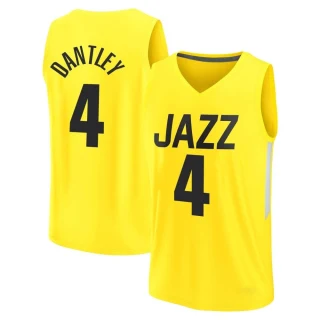 Men's Adrian Dantley Utah Jazz Yellow Fast Break 2022/23 City Edition Jersey