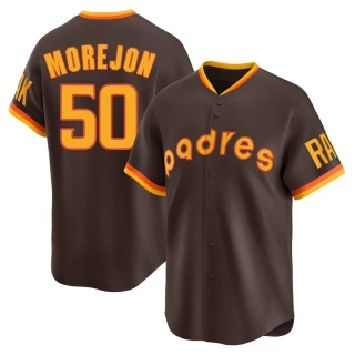 Men's Adrian Morejon San Diego Padres Brown Limited Cooperstown Collection Jersey