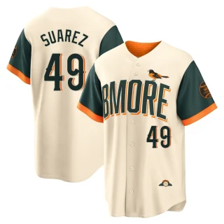 Men's Albert Suarez Baltimore Orioles Cream Limited 2026 City Connect Stadium Jersey