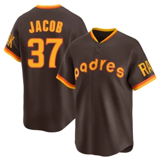 Men's Alek Jacob San Diego Padres Brown Limited Cooperstown Collection Jersey