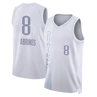 Men's Alex Abrines Oklahoma City Thunder White Swingman 2021/22 City Edition Jersey