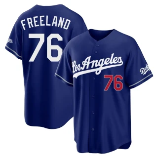 Men's Alex Freeland Los Angeles Dodgers Royal Limited Alternate Stadium Jersey