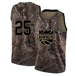 Men's Alex Len Sacramento Kings Camo Swingman Realtree Collection Jersey