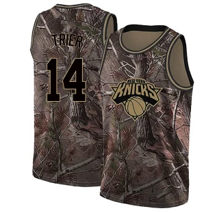 Men's Allonzo Trier New York Knicks Camo Swingman Realtree Collection Jersey