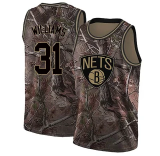 Men's Alondes Williams Brooklyn Nets Camo Swingman Realtree Collection Jersey