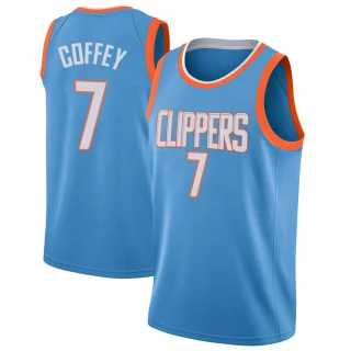 Men's Amir Coffey Los Angeles Clippers Blue Swingman Jersey - City Edition