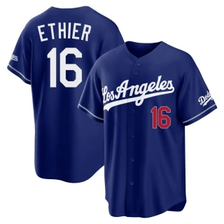 Men's Andre Ethier Los Angeles Dodgers Royal Limited Alternate Stadium Jersey