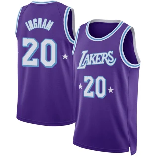 Men's Andre Ingram Los Angeles Lakers Purple Swingman 2021/22 City Edition Jersey