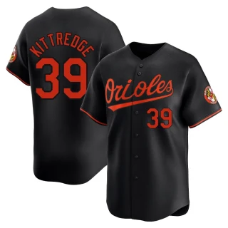Men's Andrew Kittredge Baltimore Orioles Black Limited Alternate Jersey