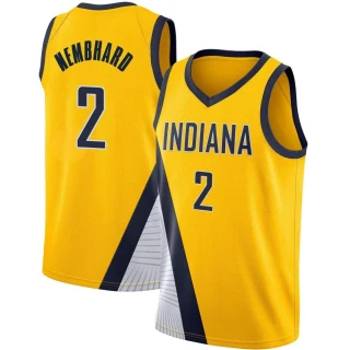 Men's Andrew Nembhard Indiana Pacers Yellow Swingman 2019/20 Jersey - Statement Edition