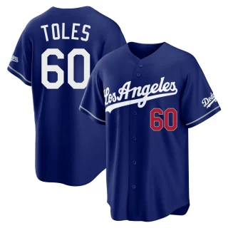 Men's Andrew Toles Los Angeles Dodgers Royal Limited Alternate Stadium Jersey