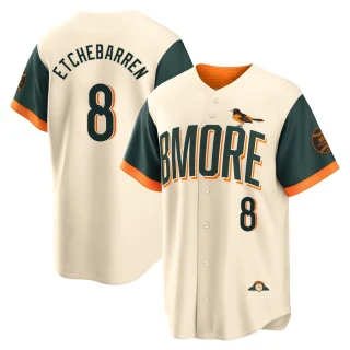 Men's Andy Etchebarren Baltimore Orioles Cream Limited 2026 City Connect Stadium Jersey