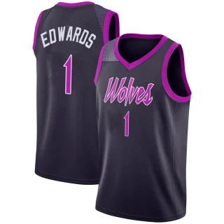 Men's Anthony Edwards Minnesota Timberwolves Purple Swingman 2018/19 Jersey - City Edition