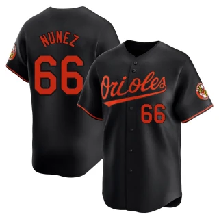 Men's Anthony Nunez Baltimore Orioles Black Limited Alternate Jersey