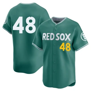 Men's Anthony Seigler Boston Red Sox Green Limited 2025 City Connect Jersey