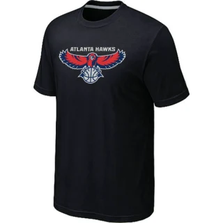 Men's Atlanta Hawks Black Big & Tall Primary Logo T-Shirt -