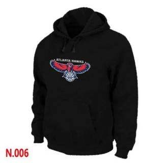 Men's Atlanta Hawks Black Pullover Hoodie -