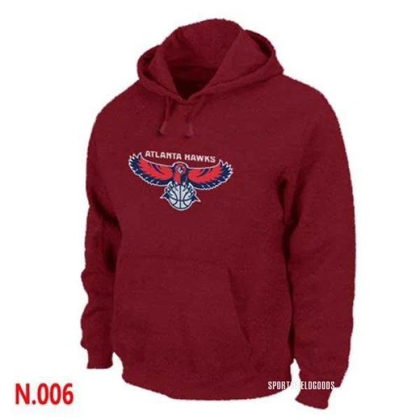 Men's Atlanta Hawks Red Pullover Hoodie -