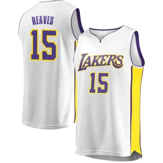 Men's Austin Reaves Los Angeles Lakers White Fast Break Jersey - Association Edition