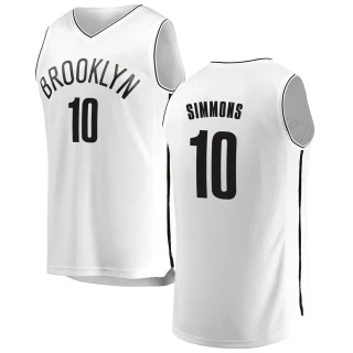 Men's Ben Simmons Brooklyn Nets White Fast Break Jersey - Association Edition