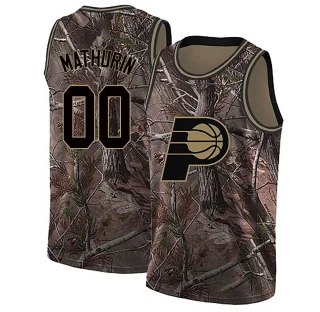 Men's Bennedict Mathurin Indiana Pacers Camo Swingman Realtree Collection Jersey