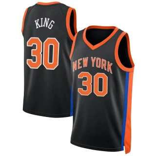 Men's Bernard King New York Knicks Black Swingman 2022/23 City Edition Jersey