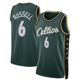 Men's Bill Russell Boston Celtics Green Swingman 2022/23 City Edition Jersey