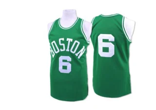 Men's Bill Russell Boston Celtics Green Swingman Throwback Jersey