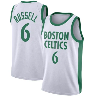 Men's Bill Russell Boston Celtics White Swingman 2020/21 Jersey - City Edition