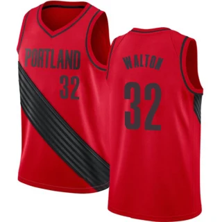 Men's Bill Walton Portland Trail Blazers Red Swingman Jersey - Statement Edition