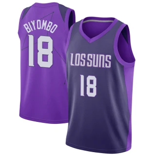 Men's Bismack Biyombo Phoenix Suns Purple Swingman Jersey - City Edition