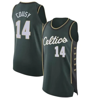 Men's Bob Cousy Boston Celtics Green Authentic 2022/23 City Edition Jersey