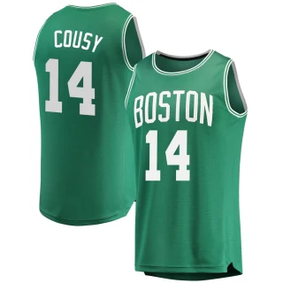 Men's Bob Cousy Boston Celtics Green Fast Break Jersey - Icon Edition