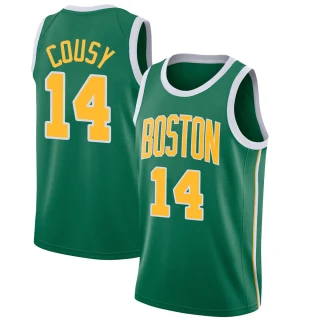Men's Bob Cousy Boston Celtics Green Swingman 2018/19 Jersey - Earned Edition