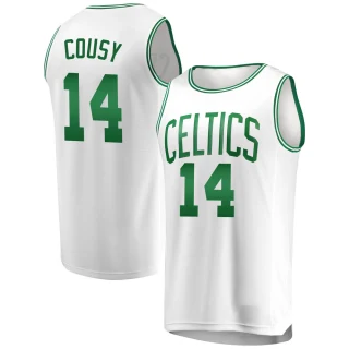Men's Bob Cousy Boston Celtics White Fast Break Jersey - Association Edition