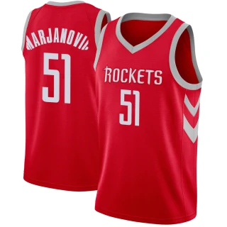 Men's Boban Marjanovic Houston Rockets Red Swingman Jersey - Icon Edition