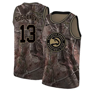 Men's Bogdan Bogdanovic Atlanta Hawks Camo Swingman Realtree Collection Jersey